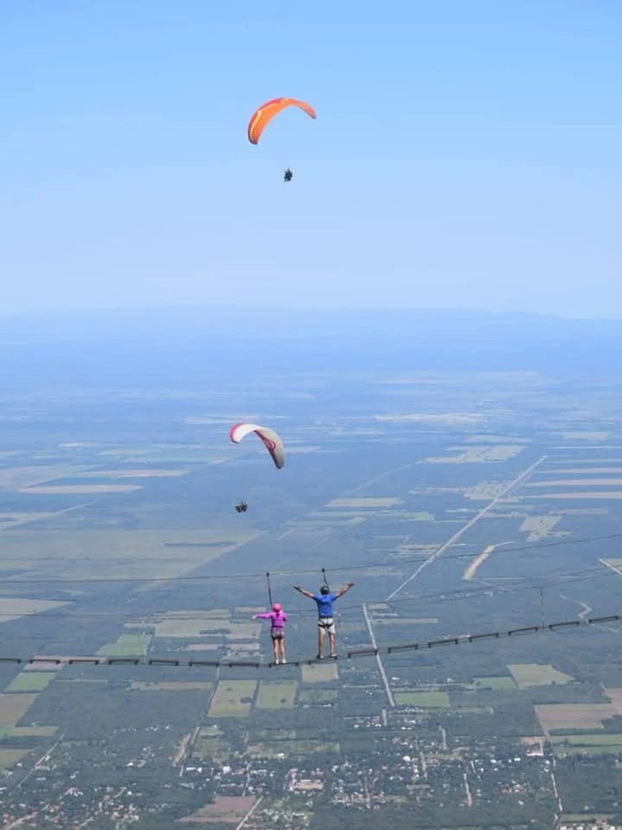 Parapente y sierra en Carpintería, San Luis